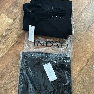 Indah Dominique Studded Flare Pant NWT